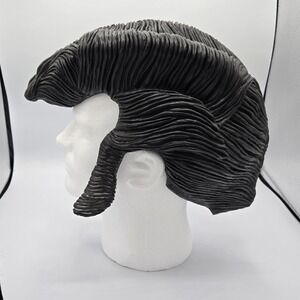 Vtg Elvis Style Hair Rubber Wig‎ Halloween Disguise 2002 DA Haircut Grease 50s